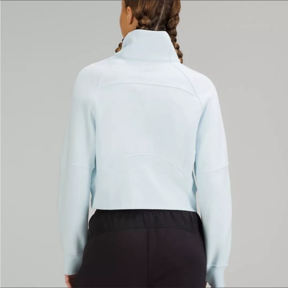 ❤️ Lululemon Scuba Oversized Funnel Neck in Powder Blue Size XS/S NWT - Picture 6 of 13